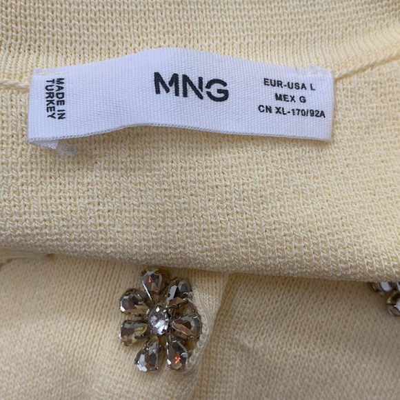 Mango Knit Rhinestones Top - Picture 7 of 7